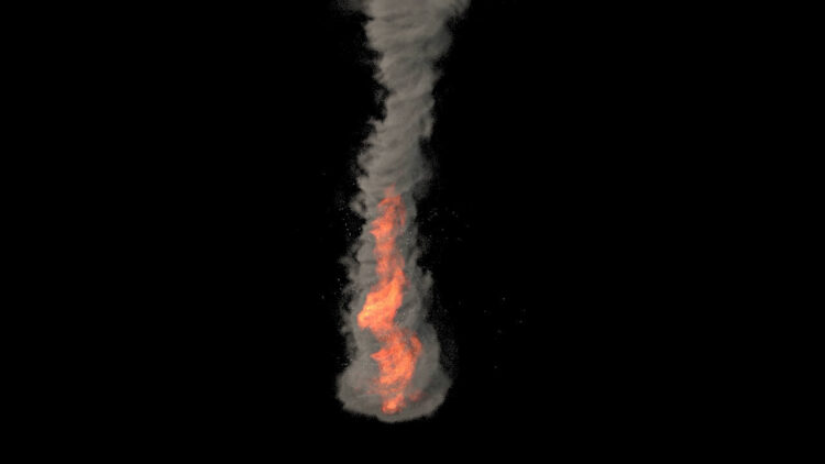 Houdini power asset – Tornado and Pyro
