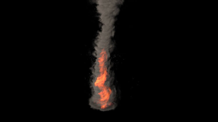 Houdini power asset – Tornado and Pyro