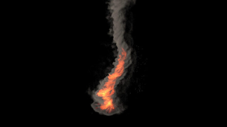 Houdini power asset – Tornado and Pyro
