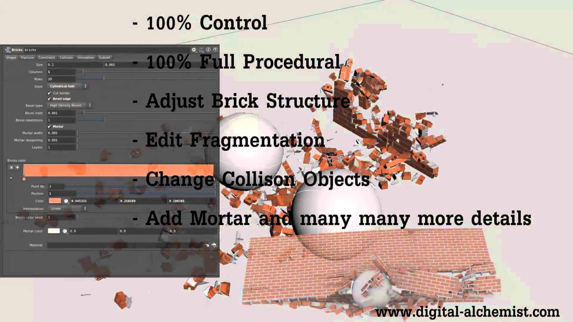 Houdini FX - Brick Smasher