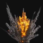 Houdini Pyrofx – Big Strike Explosion