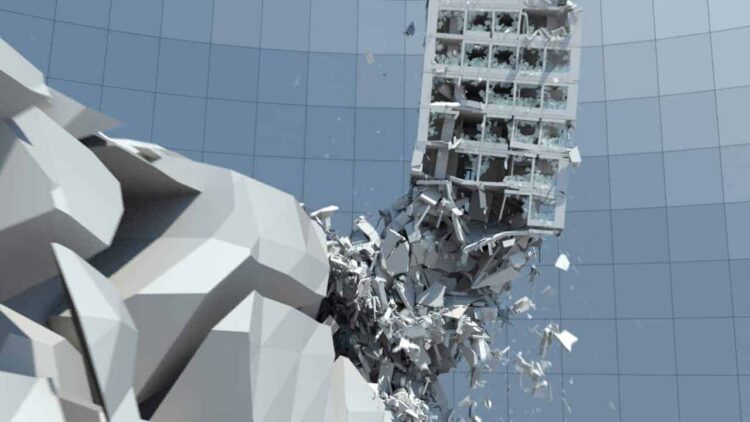 3ds Max Thinking Particles – Destruction FX Rig