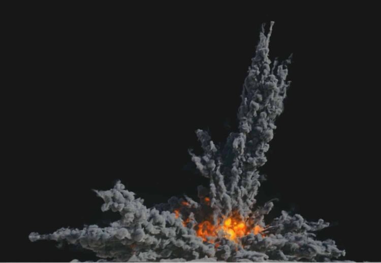 Houdini Grain Advection explosion