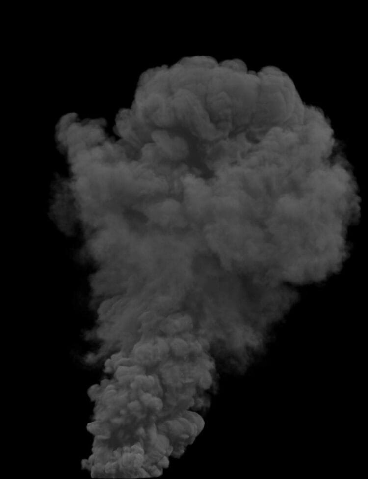 Smoke Plume Sequence 4K with Alpha - Image 6