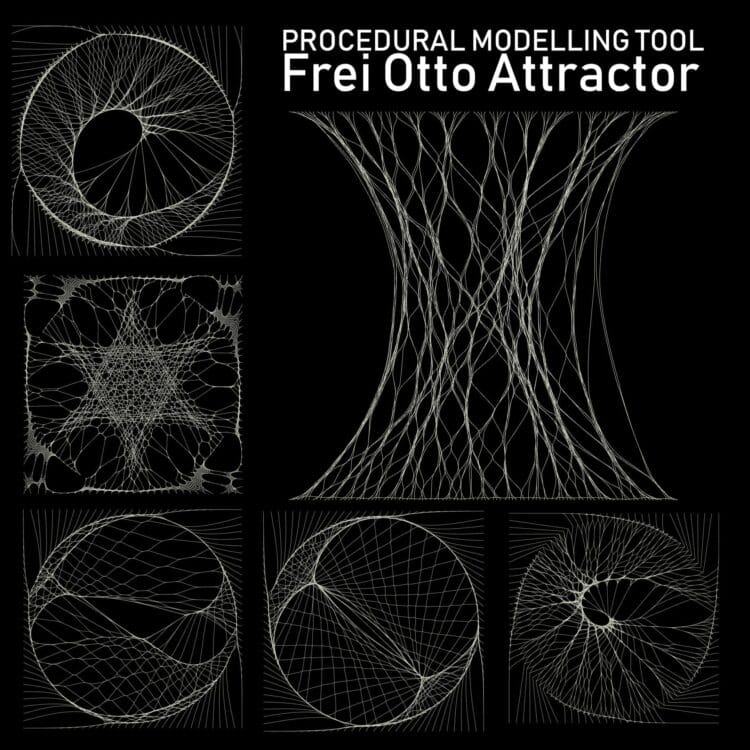 Frei Otto Attractor ( Houdini Asset)