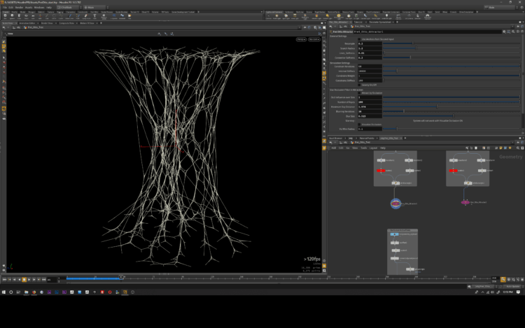 Frei Otto Attractor ( Houdini Asset)