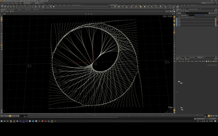 Frei Otto Attractor ( Houdini Asset)