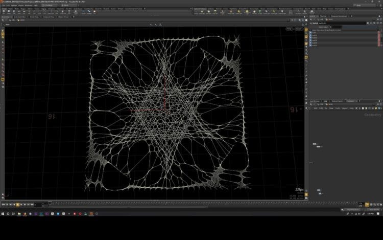 Frei Otto Attractor ( Houdini Asset)