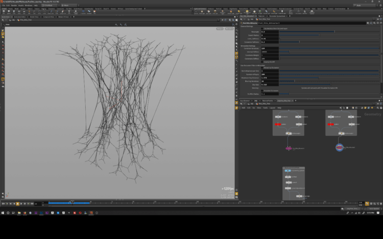 Frei Otto Attractor ( Houdini Asset)