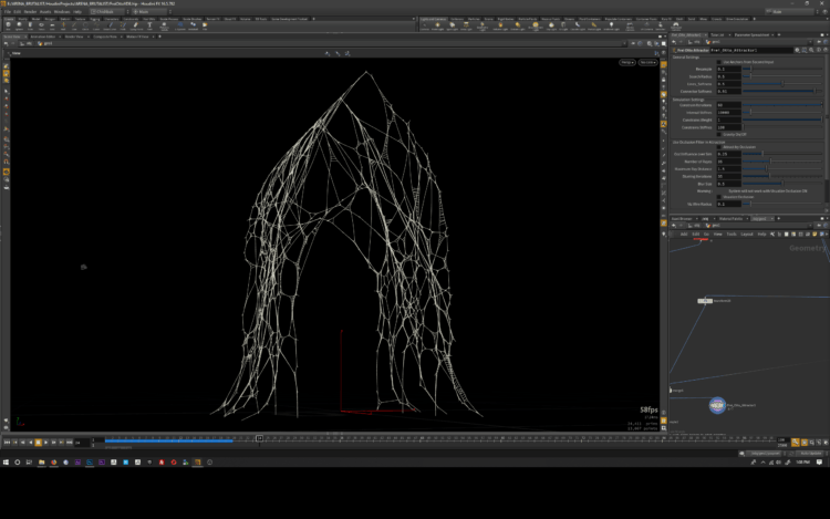 Frei Otto Attractor ( Houdini Asset)