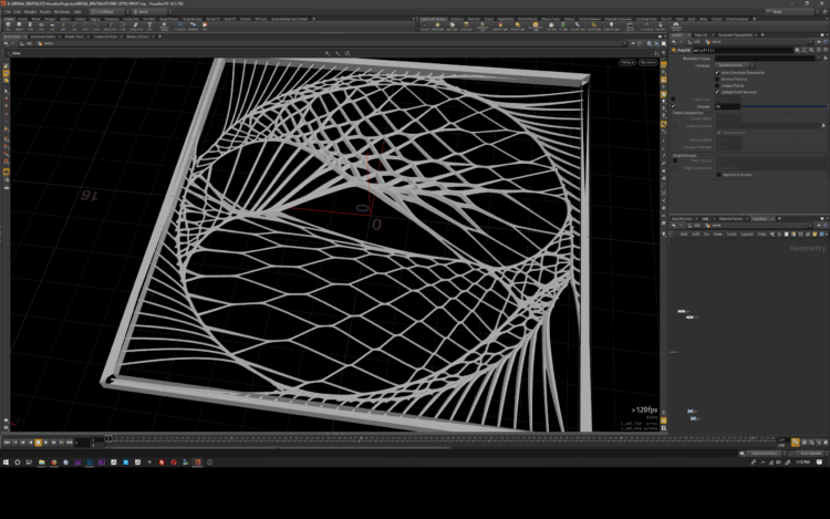 Frei Otto Attractor ( Houdini Asset)