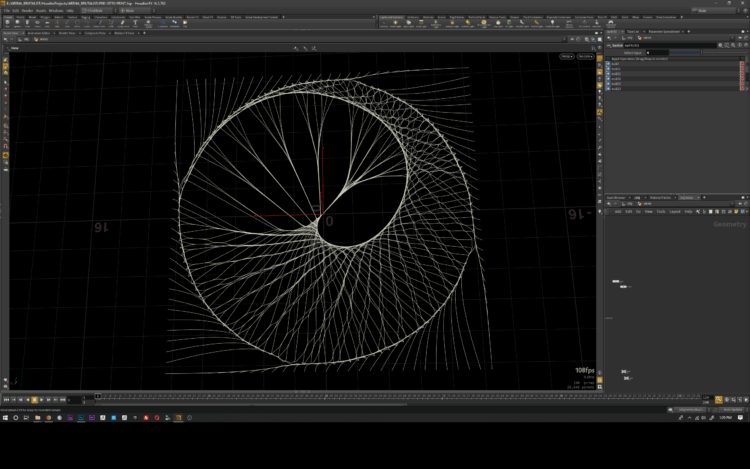 Frei Otto Attractor ( Houdini Asset)
