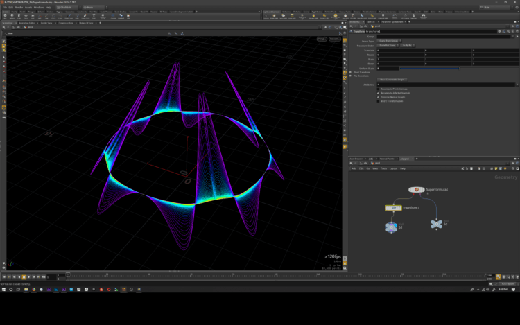 Superformula Asset for Houdini