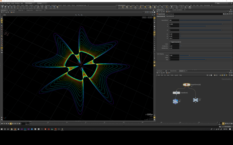 Superformula Asset for Houdini