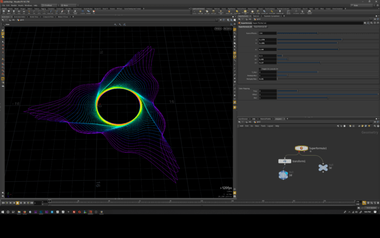 Superformula Asset for Houdini