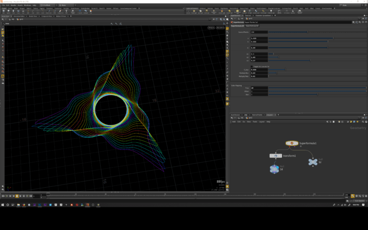 Superformula Asset for Houdini